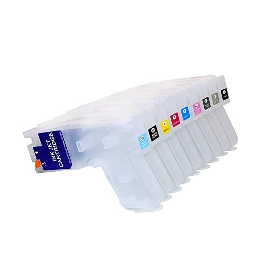Reservdelar för skrivare 280ML/PC P800 P807 Refill-bläckpatron Ingen chip kompatibel med Surecolor SC-P800 SC-P807-skrivare