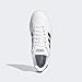 adidas Women's Grand Court Shoe, White/Black/White, 6.5
