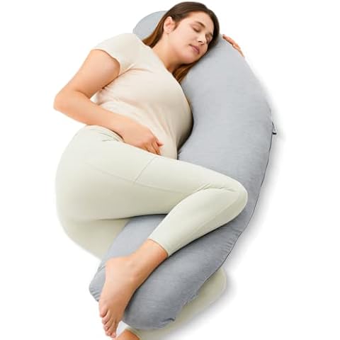 Momcozy J-Shaped Pregnancy Pillow Cover