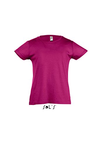 Tee-shirt fillette SOL'S Cherry idéal pour l'école et les sorties d'été