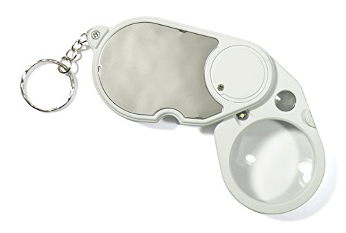 SE Dual 3x/14x Illuminated Folding Magnifier (MB6115-3X)