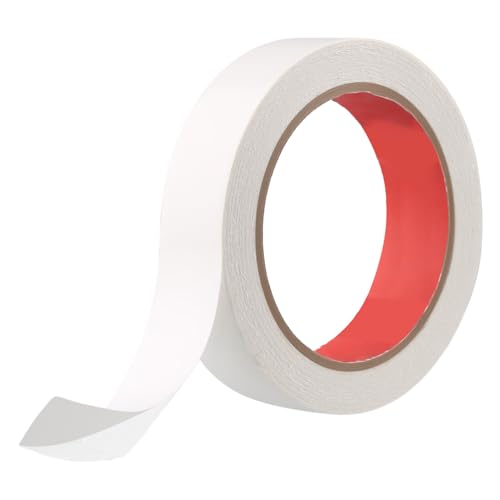 25mm*20m Archival Document Repair Tape, Book Adhesive Repair Tape, Waterproof Seal Tapes for Books, Magazines, Cheque Repairing Reinforcing Protecting and Covering, Handmade, jewelry pasting, learning