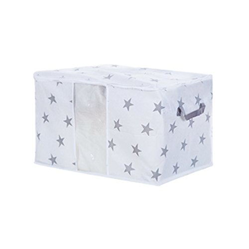 Haotfire Quilt Bag Storage Bag for Beddings Comforters Quilt Blanket Pillows Clothes Portable Organizer Bag for Season Items