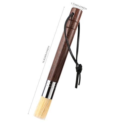 Coffee Grinder Cleaning Brush Dusting Espresso Brush Cleaner Wood Handle and Bristles Espresso Machine Cleaning Brush Coffee Cleaning Brush Barista Brush for Bean Grain Coffee Tool Barista HomeKitchen