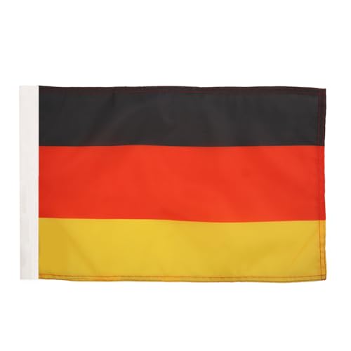AZ FLAG - Drapeau Allemagne - 45x30 cm - Pavillon Allemand 100% Polyester Avec Fourreau Pour Hampe - 20g