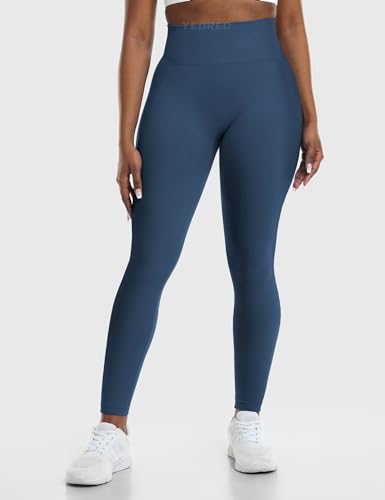 YEOREO Feminino Amplificar Leggings para Sem Costura Leggings Scrunch Levantamento de Bunda Ginásio