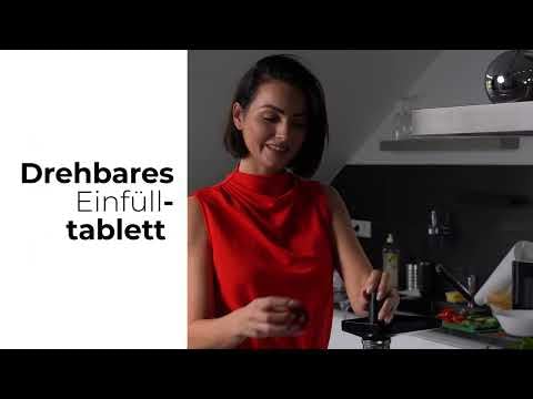 Clatronic® Fleischwolf 1000W Mit Aufsatz für Plätzchen & Spritzgebäck | 3 Metall-Scheiben | Vor-/Rücklauf | Wurstfüller | Metall-Hals u. Schnecke | FW 3803