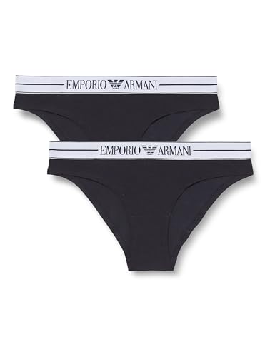 Emporio Armani Slip da Donna, Nero, XL