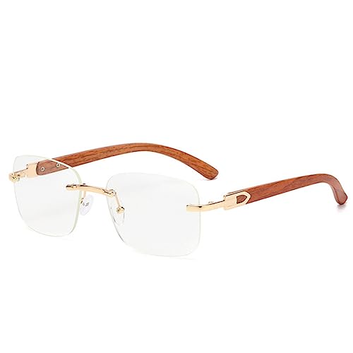 Nuances cadres en bois MUTYNE lunettes de soleil carrées vintage chic