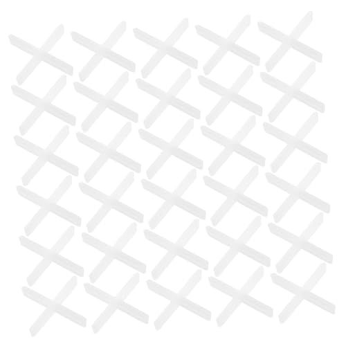 SHINEOFI 500pièces Clips Pour Système De Nivellement De Carrelage Cales De Nivellement Pour Carrelage Plastique Kit De Cales Autonivelantes Pour Mur Et Sol