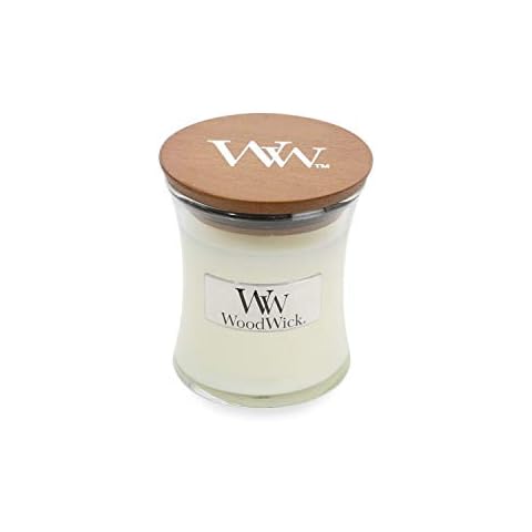 WoodWick Mini Island Coconut Candle with Wooden Wick Cover