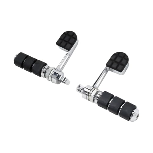 Repose-pieds de moto haut de gamme chromé et robuste pour custom FXWG Softail