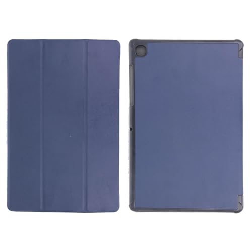 Custodia Smart Cover pieghevole per SAMSUNG GALAXY S5e 10.5' (T720), Flip Smart Cover, Custodia protettiva, Blu scuro