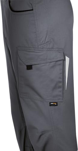 Uvex syneXXo Light Männer Arbeitshose, Lange Bundhose für die Arbeit, Grau, Größe 48