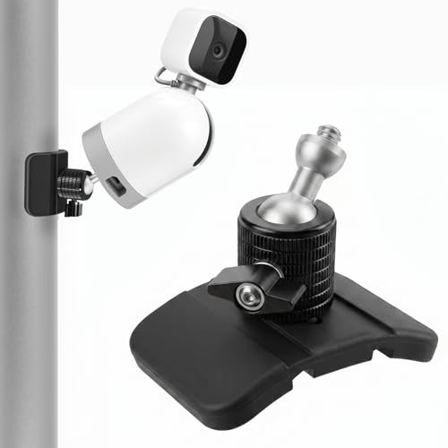 Image of RUKUHOT Magnetic Camera Mount with 1/4" Thread, Strong Magnet for Flat & Curved Metal Surfaces, Adjustable Security Camera Bracket for Arlo, Ring, Blink, Wyze, Google Nest, Mevo Start