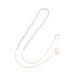 Briny River ホワイト イヤホン シリコン ランヤード 滑り止め ホルダー ソニー WF-1000XM5対応