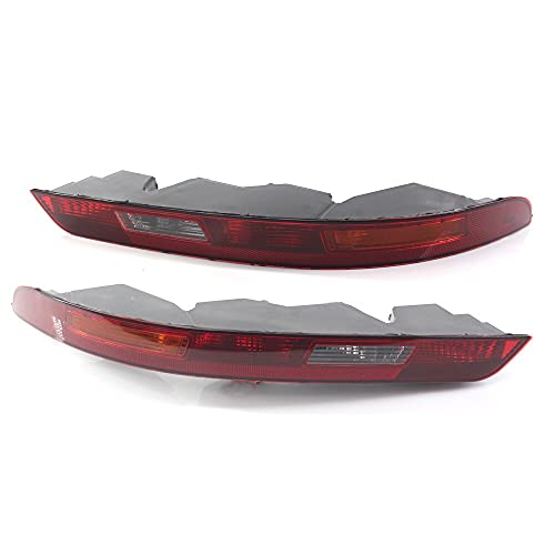 TOOWGM Left Right Car Rear Bumper Brake Light Warning Reverse Lamp Tailight With No Bulb For Audi Q3 2016 2017 2018 8UD945095B (1 Pair)