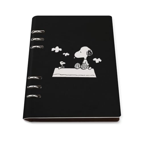 スヌーピー ルーズリーフ さらさら書ける メモ帳 ダイアリー ノート キャンパスノート 用途別 日記 A5 日記帳