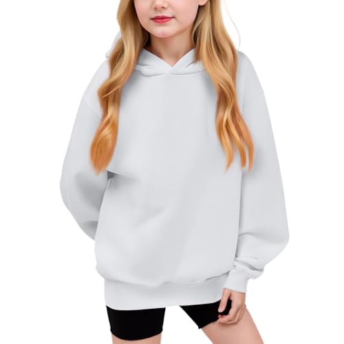 Sweatshirts For Teen Girls Y2K Long Sleeve Hooded Pullover Hoodies Casual Tops Oversized Fall Cute Youth Sweatshirt