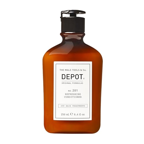 Après-shampoing rafraîchissant DEPOT 201 soin cheveux homme hydratant 250ml
