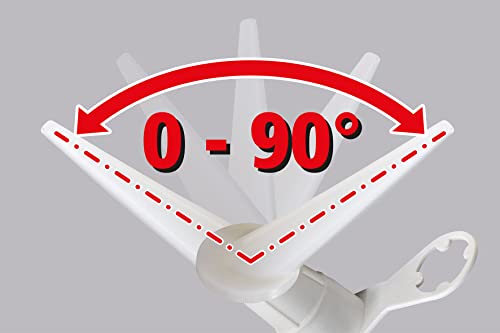 wolfcraft 2 Gelenkkartuschenspitzen I 4366000 I Drehbare Silikondüse um Verfugen an schwer zugänglichen Stellen