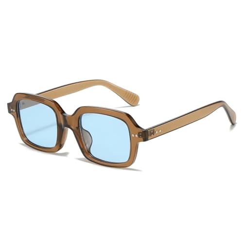 Verres UV400 haute protection pour ces lunettes de soleil tendance à rivets style punk