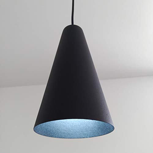 Pendente (Ã˜140 mm) 1 x E27, Volare, 50762, Preto Fosco Bivolt