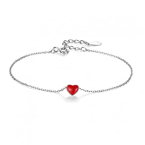 Boucles d'oreilles minuscules rouges amoureuses 5mm x 6mm bijou femme