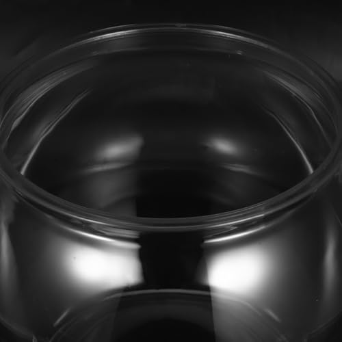 24cm Mini Aquarium Goldfischglas Kleines Aquarium Rund Fisch Mini Vase Für Zuhause Wohnzimmer Schlafzimmer Büro Schreibtisch Dekoration