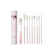 Miya Kaleidoscope Artist Paint Brushes Set for Acrylic Oil Watercolor Face & Body Gouache Painting,Nice Gift for Artist,Kids & Adults,9 Pcs(Pink)