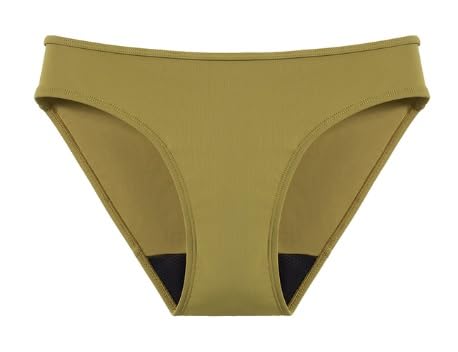 Veintitrés Bikini Menstrual Cintura Media Mujer Moda Baño L, Verde Veintitrés Bikini Menstrual Cintura Media Mujer Moda Baño L, Verde