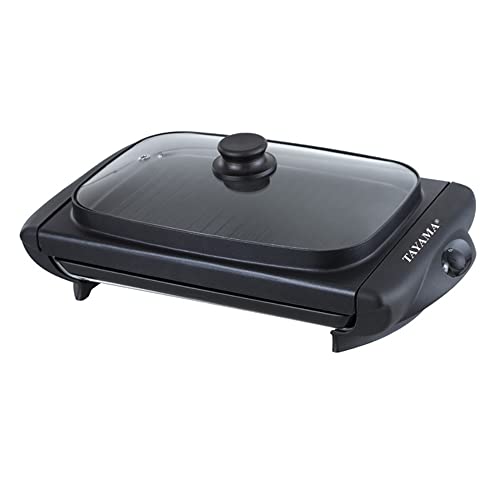 Tayama TG-821 Smokeless Non-Stick Indoor Electric Grill, medium, Black