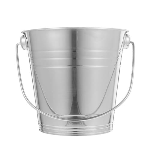 Holibanna Cubo De Hielo Grueso De Acero Inoxidable Contenedor De Hielo para Fiestas Picnic Soporte para Botellas De Vino para Ktv Hogar