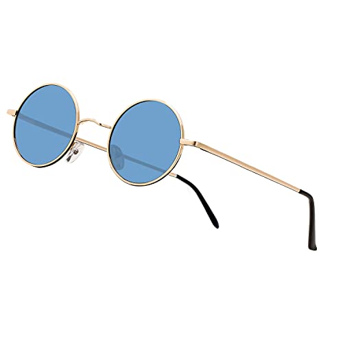 Image of Vintage Small Round Polarized Hippie Sunglasses for Men Women Circle Sun Glasses NP1002