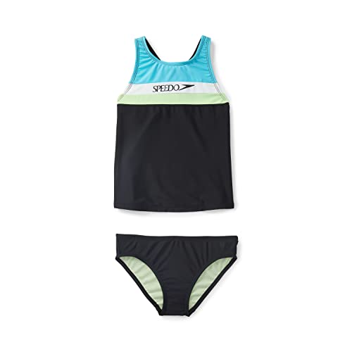 Image of Speedo Girls Swimsuit Two Piece Tankini Thick StrapTankini Set