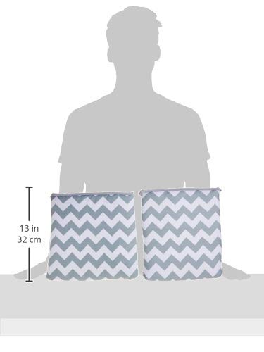 Baby Doll Bedding Chevron Junior Rocking Chair Pad, Grey #TOP3