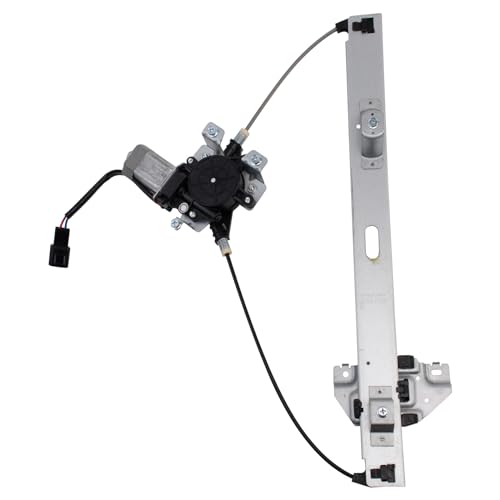 Image of TRQ Rear Right Power Window Regulator & Motor Assembly Passenger Side Compatible with 2002-2007 Saturn Vue