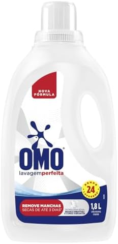 Lava-Roupas Líquido Omo Lavagem Perfeita Frasco 1,8l