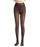 タイツ 裏起毛 レディース 透け感 フェイク ストッキング風 美脚 美尻 暖かい 防寒対策 伸縮性 ハイウエスト 冬用