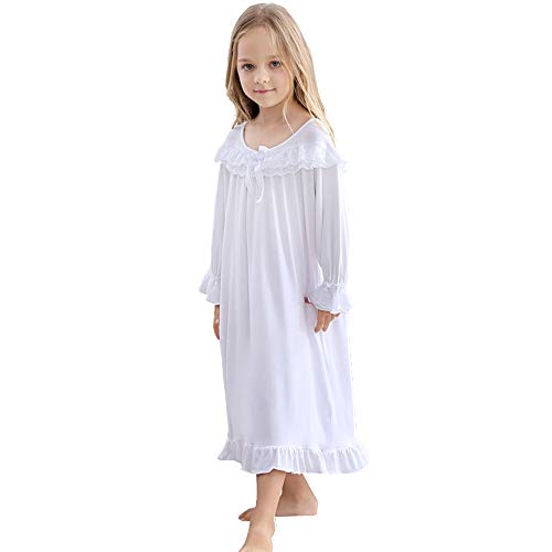 Girls Nightgown Kids Toddler Sleep Dress Princess Nightwear for Girl 3-12 Year