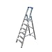 Produktbild Stufen-StehLeiter (Alu), Arbeitshöhe 3,4 m,Standhöhe 1,4 m, Leiternlänge 2,05 m, 8,2 kg