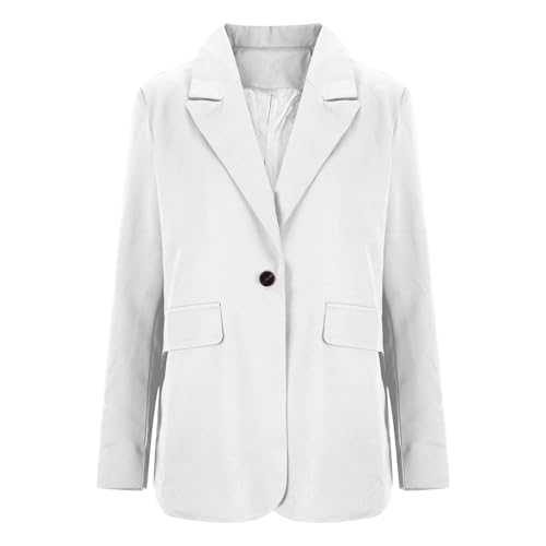 Blazers for Women Business Casual Suit Jacket Fall Button Open Front Blazer Work Suits Office Work Outfits4