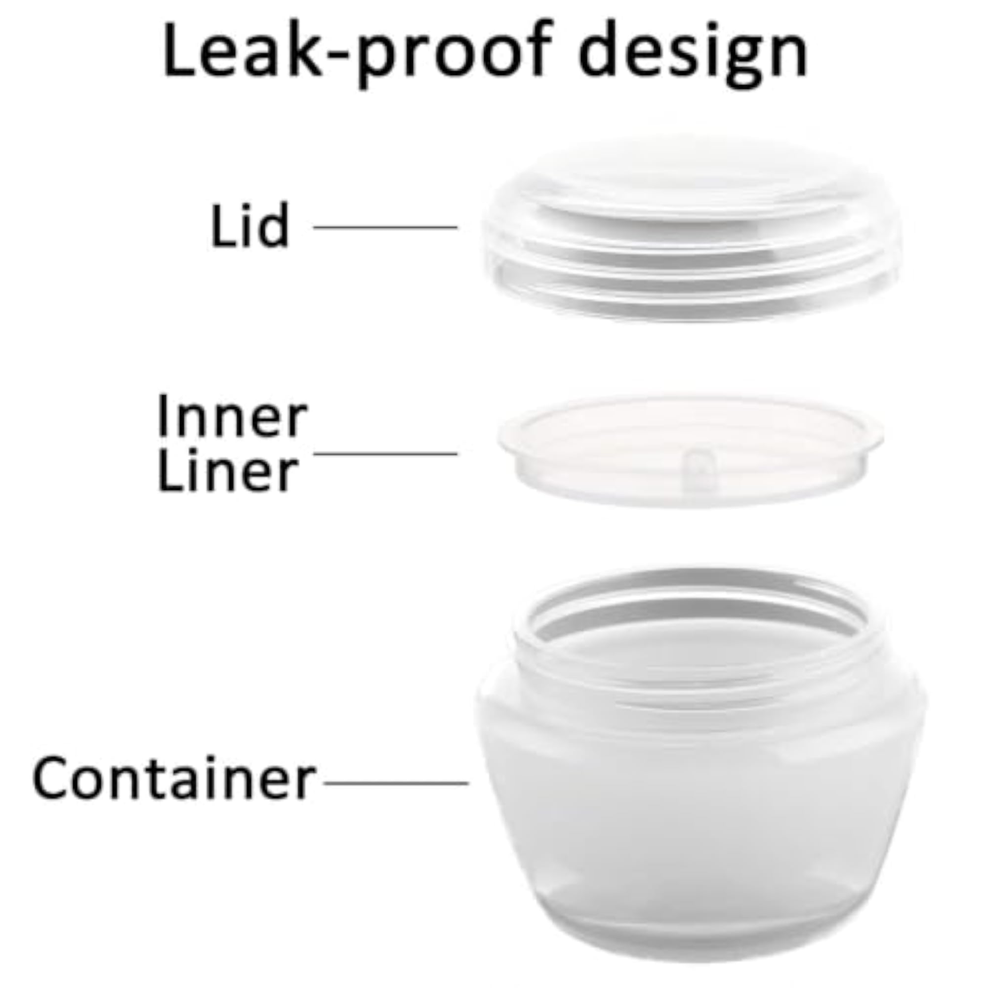 20 ML Refillable Containers, Pack of 12