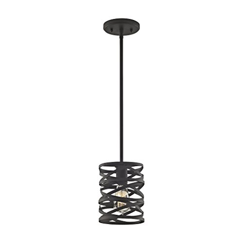 Vorticy 1 Light Pendant In Oil Rubbed Bronze - Includes Recessed Lighting Kit
