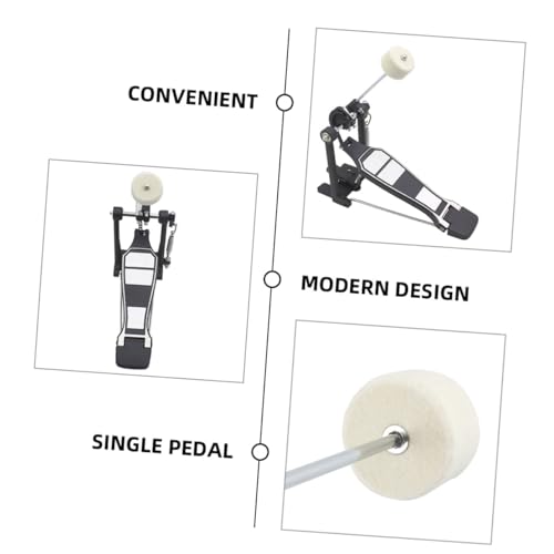 2 piezas pedal simple electrónico para batería miniatura 4