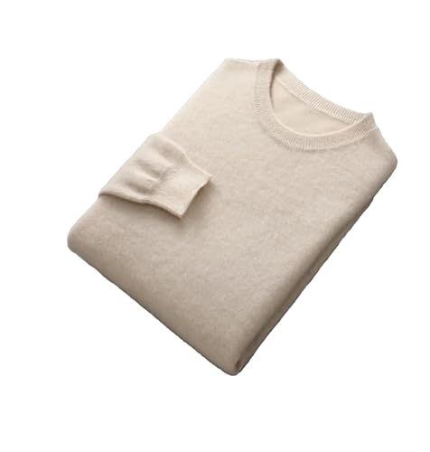 Vogrtcc Men Fashion Crew Neck Long-Sleeve Soft Wool Knit Pullover Sweater