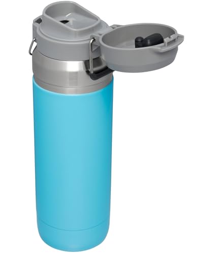 Image of Stanley Quick Flip GO Water Bottle 36 oz | Push Button Lid | Leakproof and Packable for Travel and Sports | Insulated Stainless Steel | BPA-Free | Pool