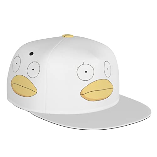 [Voodue] 銀魂 エリザベス1 おしゃれ フラットつばキャップ ゴルフキャップ 調節できま 野球帽 男女兼用 ま日よけ帽 ヒップホップキャップ 吸汗 速乾性 紫外線対策 室外 スポーツ帽子