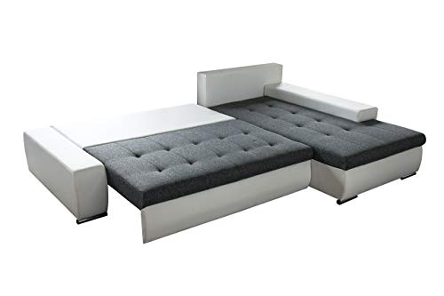 Ecksofa Faris mit Schlaffunktion und Bettkasten