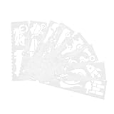 Vielseitig einsetzbar: ideal zum malen, gestalten von dekorationen, grußkarten und mehr verleiht jedem projekt spaß und persönlichkeit schablonen für , vorlagen für transportfahrzeuge